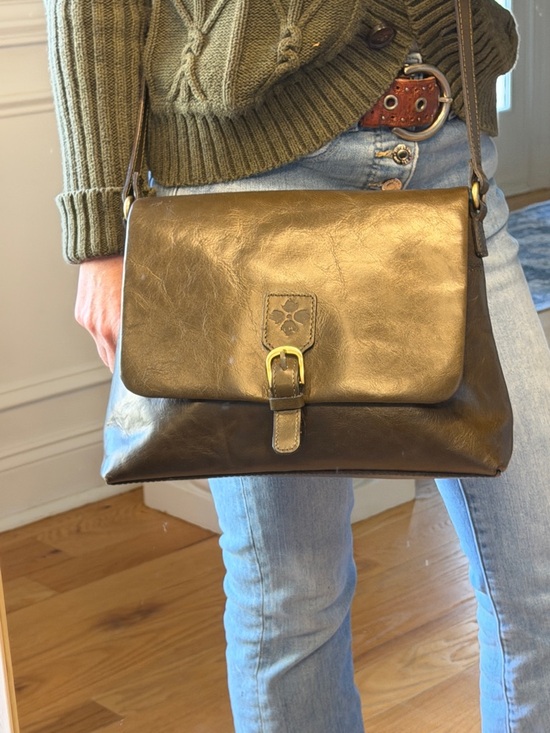 Patricia Nash Handbags - Patricia Nash Quiet Luxury Leather Crossbody Bag Olive Green + Coin Purse (VGUC)